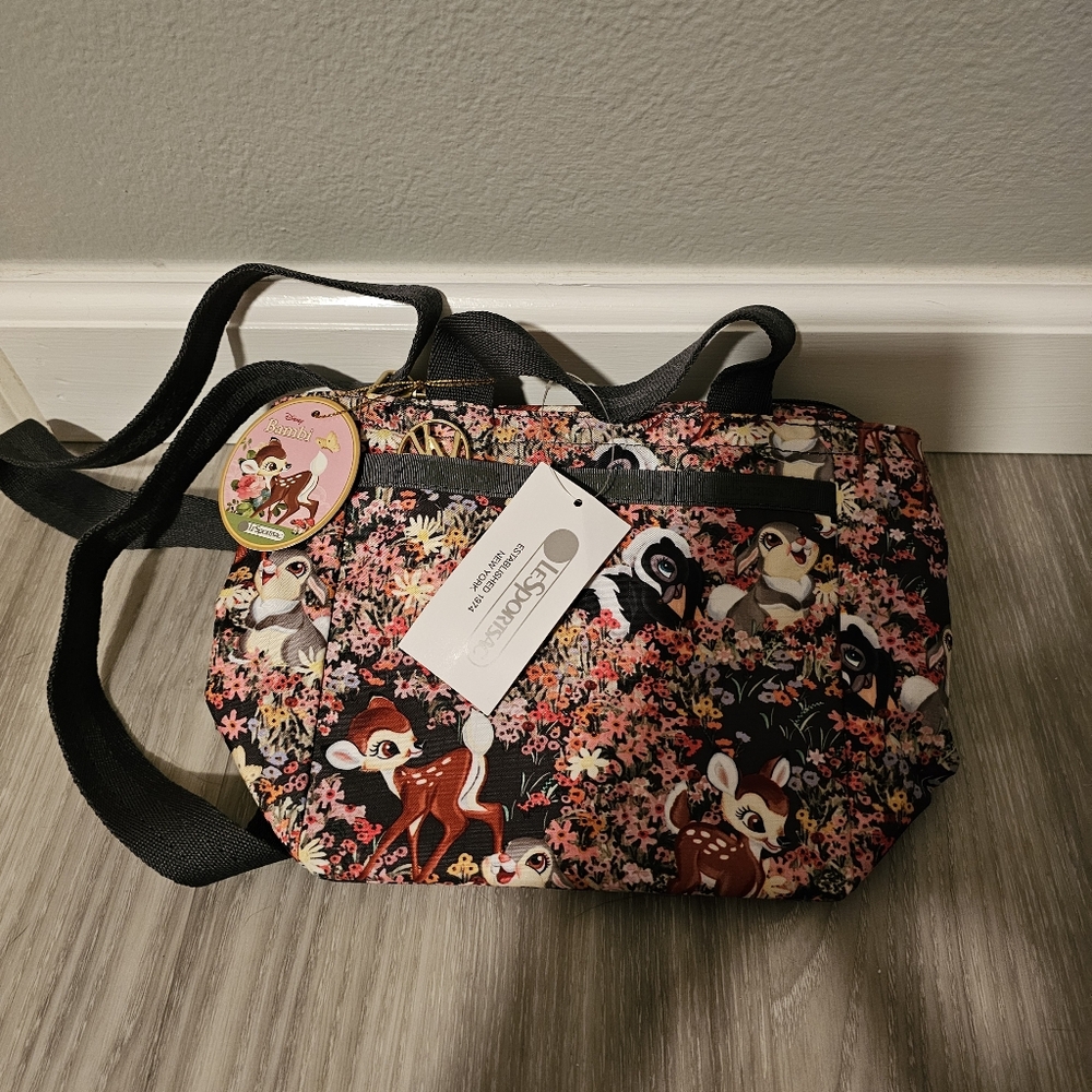 Lesportsac Bambi and friends Cross body bag NWT